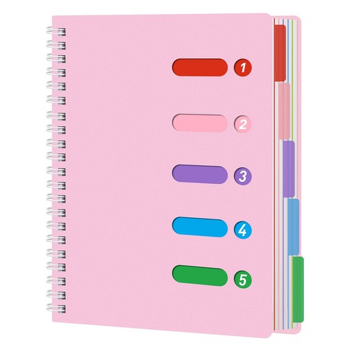 Subject spiral notebook with - spiral,