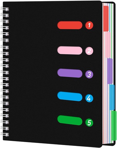 Koogel notebook with dividers - koogel,
