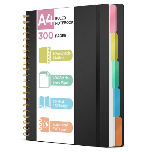 Ihaspoko notebook with - a4,
