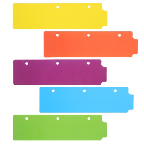 Colored reusable binder - binder, tabs