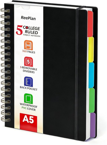 Spiral notebook 360 pages - a5,