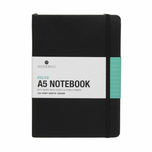 Moderno black ruled soft - -,