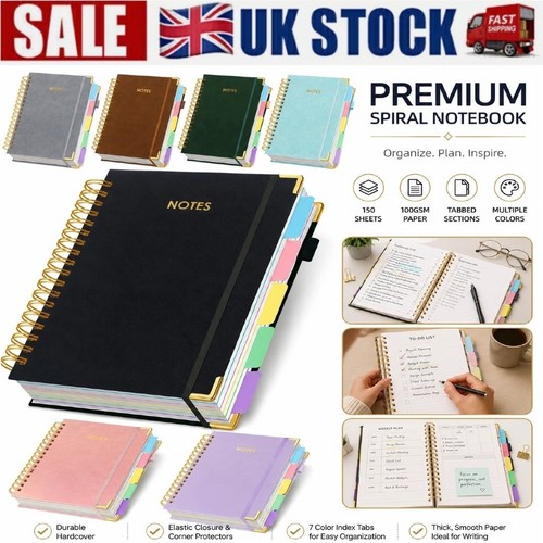 Extra large hardcover - extra, spiral