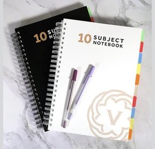 A4 Subject Notebook with 10