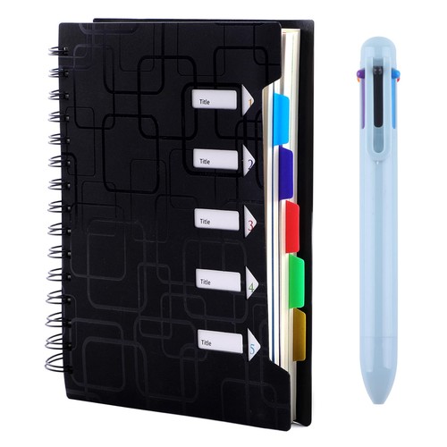 Notebook with dividers - a5,