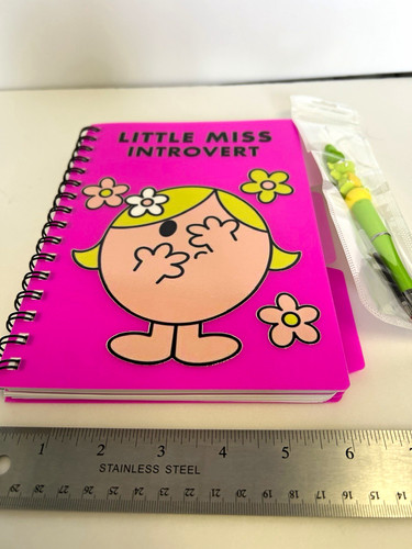 Little miss introvert pink - little,