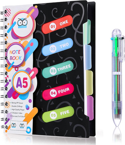 Kesote notebook with - a5,