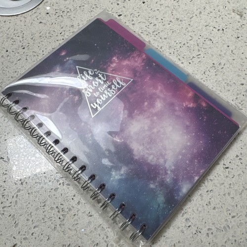 Galaxy spiral bound lined - bound,