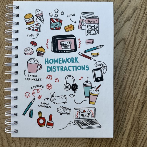 Homework distraction lined - homework,