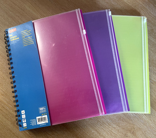 Project book with subject - a4,