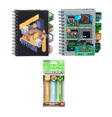 Minecraft stationery bundle - stationery,