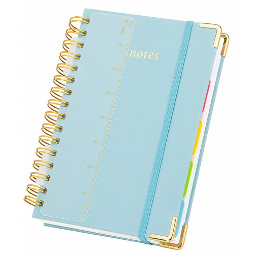 Subject spiral notebook with - 5-subject,