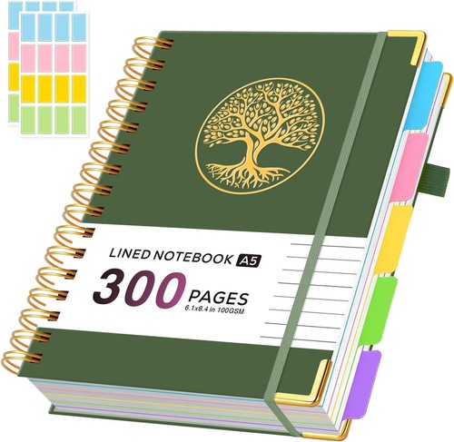 Spiral notebook with - a5,
