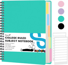 Spiral Notebook with Tabs