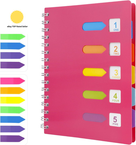 Notebook with dividers - a5,