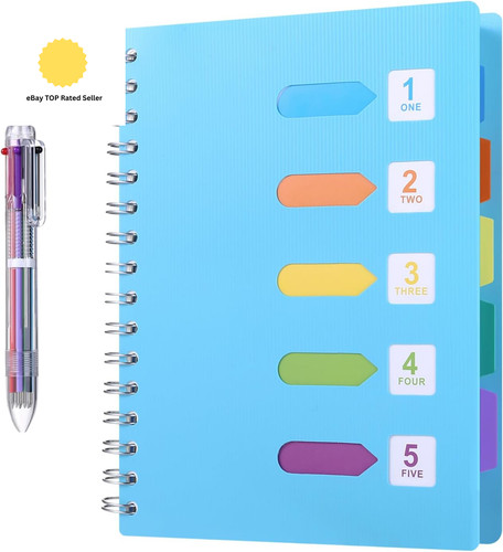 Notebook with dividers - notebook,