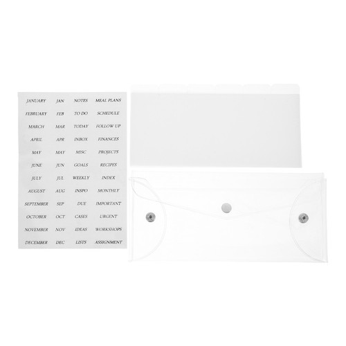 Reusable clear binder - reusable,