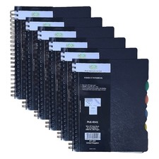 6 x A4 Subject Notebook with 4